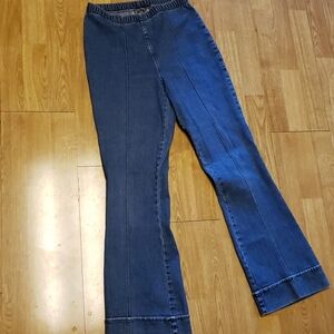 VTG Forenza pull on seamed jeans sz M